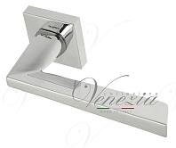 Дверная ручка Fratelli Cattini мод. UNICA 8-CR (полированный хром) квадратное основани