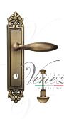 Дверная ручка Venezia на планке PL96 мод. Maggiore (мат. бронза) сантехническая