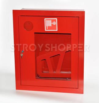 Шкаф пожарный ШПК-310ВОК встраиваемый открытый красный